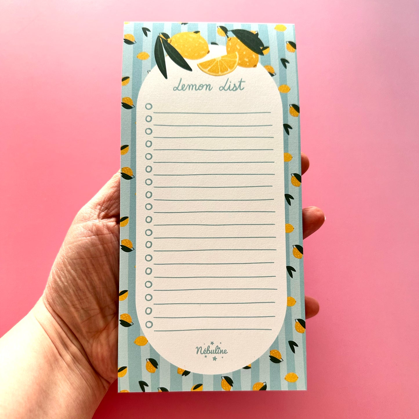 Bloc-notes To do list - Lemon List