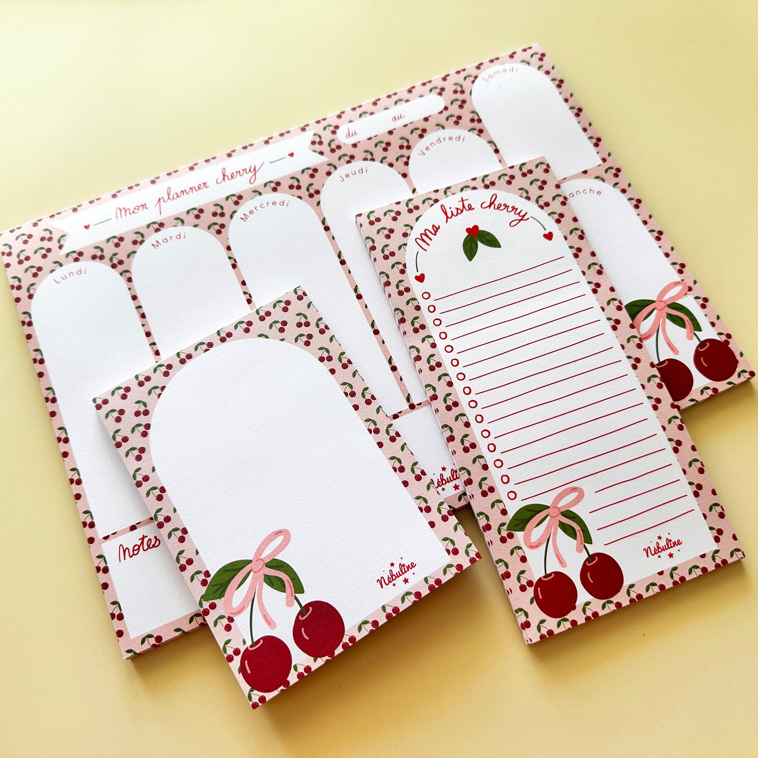Mes bloc-notes Cherry