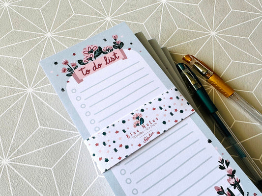 Bloc-notes To do list - Les fleurs