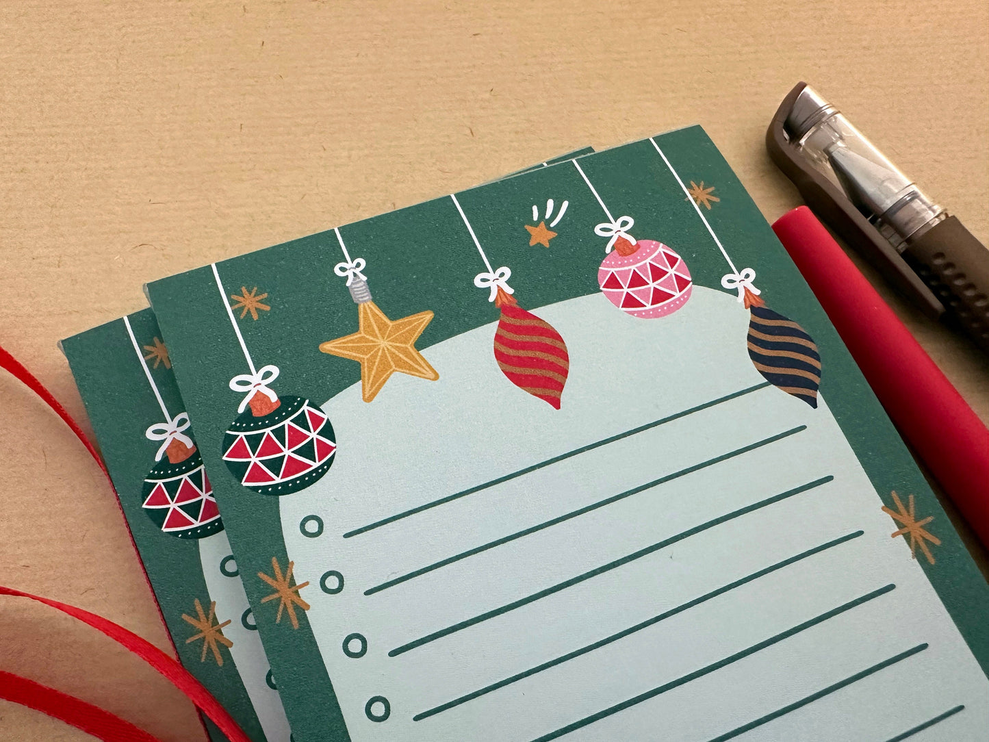 Bloc-notes To do list - Noël