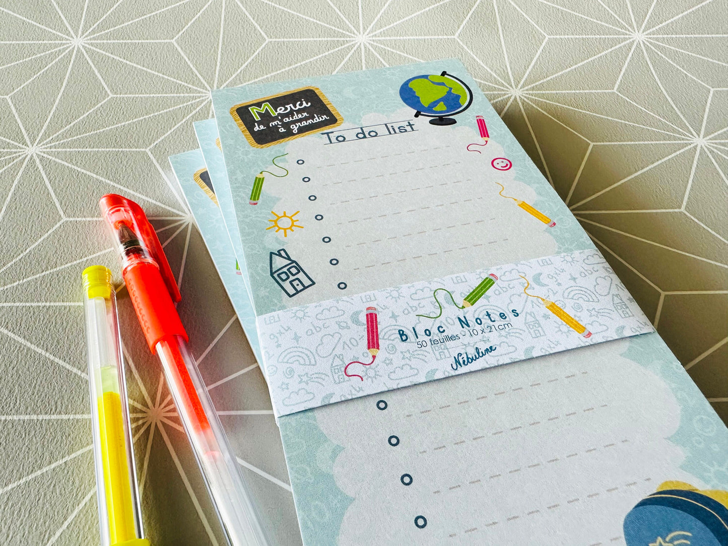 Bloc-notes To Do List - Merci de m'aider à grandir