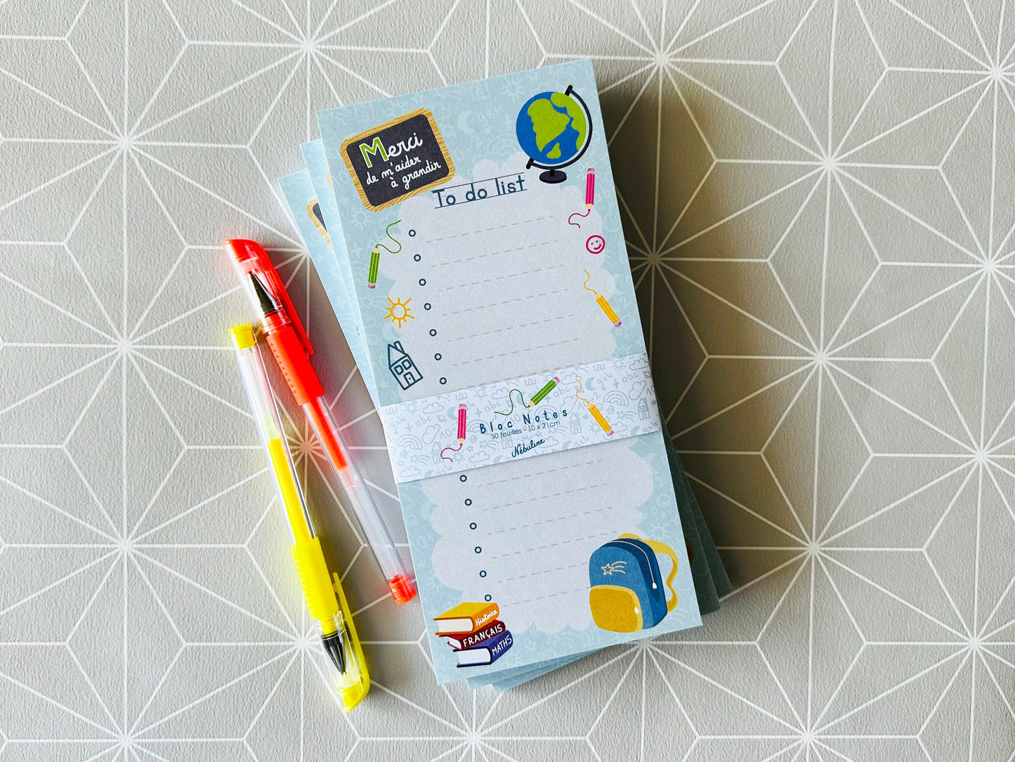 Bloc-notes To Do List - Merci de m'aider à grandir