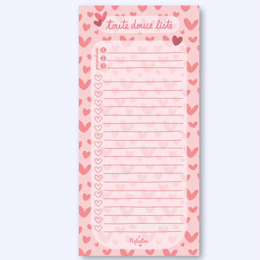 Bloc-notes To do list - Toute Douce Liste
