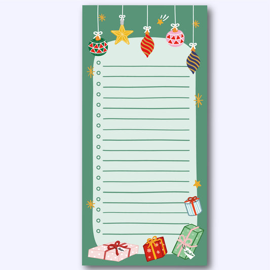 Bloc-notes To do list - Noël