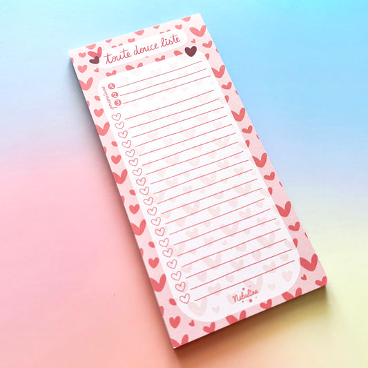 Bloc-notes To do list - Toute Douce Liste