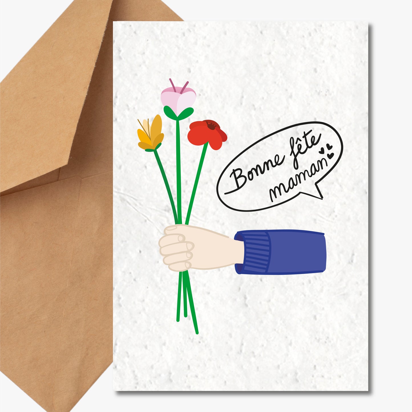 Carte à planter - Fête des mères - Bonne fête Maman