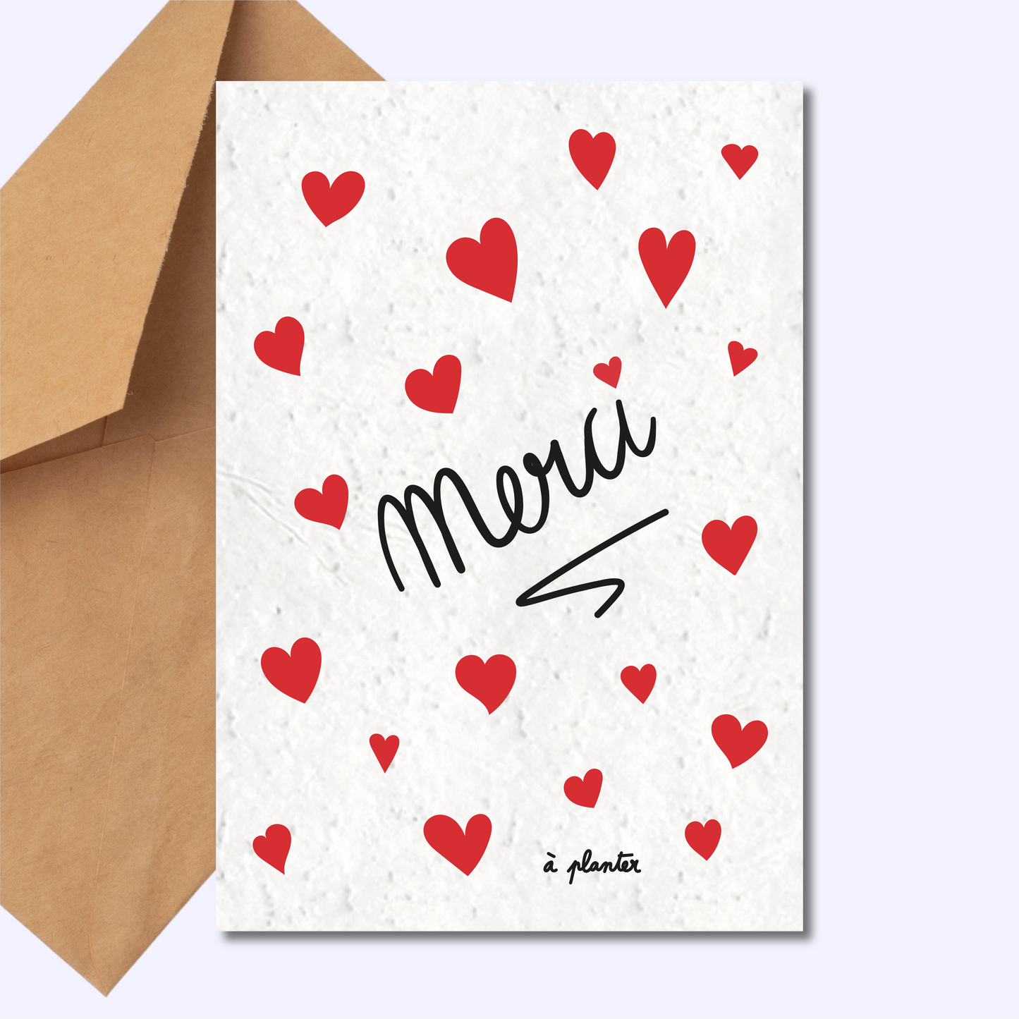 Carte à planter - Merci Maîtresse ATSEM Maître Nounou - Cadeau fin d'année scolaire