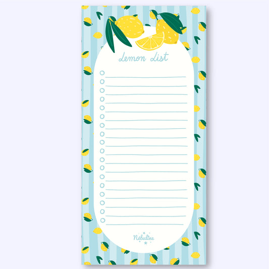 Bloc-notes To do list - Lemon List