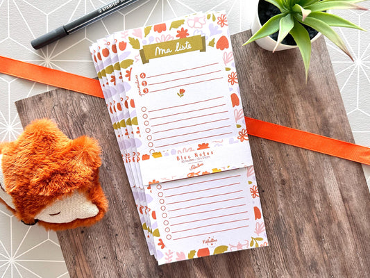 Bloc-notes To do list - Douceur d'automne toute l'année !